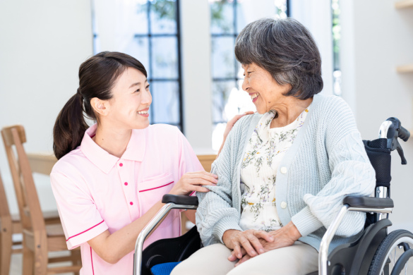 【サービス付き高齢者住宅の介護職員】キャリアパス制度あり、あたたかく一貫した介護